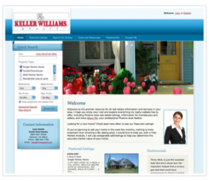 Homepage search